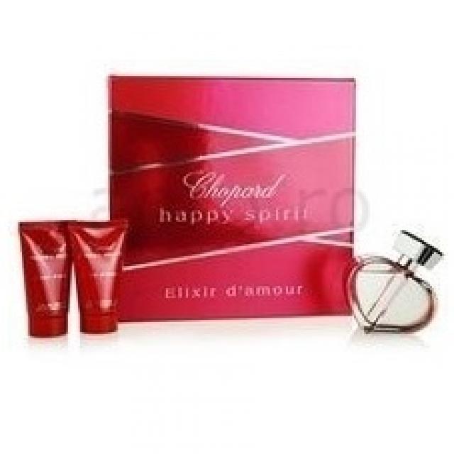 Chopard HAPPY SPIRIT ELIXIR D AMOUR SET edp 75ml b lot 50ml sh